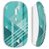 Image de Souris sans fil Pixel design Bleu Clair (Maniacase)