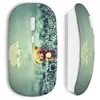 Image de Souris Sans Fil Ourson Pluie Vintage Mignon (Maniacase)