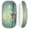 Image de Souris Sans Fil Ourson Pluie Vintage Mignon