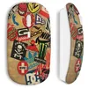 Image de Souris sans Fil Skateboard marques (Maniacase)