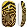 Image de Souris sans Fil Spirale Jaune Noir (Maniacase)
