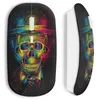 Image de Souris sans Fil Tête de mort Multicolors (Maniacase)