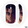 Image de Souris Sans Fil - Eren Yeager - Attack on Titan - Compatible Mac et PC - Clé USB incluse - Blanc