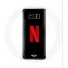 Image de Coque - Netflix - Samsung Galaxy S8 - Logo rouge - Protection - Rigide
