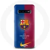 Image de Coque pour Samsung Galaxy S10 Plus FC Barcelone Logo Équipe de football