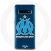 Image de Coque - maniacase - Samsung Galaxy S10 - OM logo bleu - Souple - Protection et décoration noir