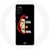 Image de Coque - La casa de papel - Samsung Galaxy S20 - Souple - Noir - Logo et Masque