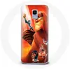 Image de Coque pour Samsung Galaxy A8 2018 Le Roi Lion Simba et Mufasa