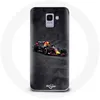 Image de Coque pour Samsung Galaxy A6 2018 Formule 1 Max Verstappen F1 noir rouge et jaune