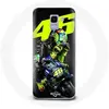 Image de Coque pour Samsung Galaxy A8 2018 Valentino Rossi motoGP 46 Pilote de vitesse