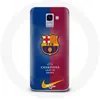 Image de Coque pour Samsung Galaxy A8 2018 FC Barcelone Logo Équipe de football