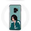 Image de Coque - Samsung - Galaxy S9 - Rigide - Bleu - Fanart dessin de visage