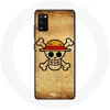 Image de Coque - MANIACASE - Samsung Galaxy S20 Plus - Souple - Blanc - One Piece Manga Tete de Mort