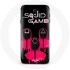 Image de Coque pour Samsung Galaxy j7 2017 Squid Game Masques carré Triangle et Cercle