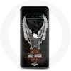 Image de Coque - Harley Davidson - Samsung Galaxy S10 - Noir - Aigle logo - Rigide