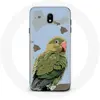 Image de Coque pour Samsung Galaxy J7 2017 Perruches Oiseaux vert