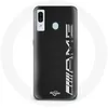 Image de Coque - MANIACASE - Samsung Galaxy A20 - Noir - Logo - Carbone Texture noir