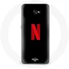 Image de Coque - Netflix - Samsung Galaxy A3 2017 - Logo rouge - Souple - Protection smartphone