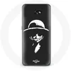Image de Coque - Samsung - Galaxy A3 2017 - Souple - Noir - One piece Manga Luffy Art