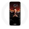 Image de Coque - Samsung - Galaxy S6 edge - Lucifer Morningstar - Rigide - Noir