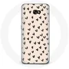 Image de Coque pour Samsung Galaxy A3 2016 Fond de texture abstraite coeurs noirs