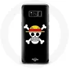 Image de Coque - MANIACASE - Samsung Galaxy S8 Plus - One Piece Manga - Tête de Mort - Noir noir