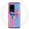Image de Coque pour Samsung Galaxy S20 Ultra Stitch et angel bleu rose