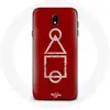 Image de Coque pour Samsung Galaxy J5 2017 Squid Game logo symboles cercle carre triangle Fond Rouge