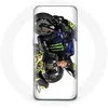 Image de Coque pour Samsung Galaxy A8 2016 Valentino Rossi Pilote de vitesse fond blanc
