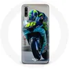 Image de Coque pour Samsung Galaxy A50 Valentino Rossi Pilote de vitesse