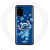 Image de Coque - Samsung - Galaxy S11 Plus - Souple - Stitch neige Noël - Bleu bleu