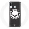 Image de Coque de protection - Harley Davidson - Samsung Galaxy A40 - Noir - Souple - Tête de mort noir