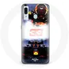Image de Coque pour Samsung Galaxy A20 Formule 1 Max Verstappen Pilote de F1 noir rouge et jaune