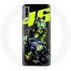 Image de Coque pour Samsung Galaxy A50 Valentino Rossi motoGP 46 Pilote de vitesse