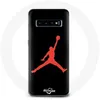 Image de Coque pour Samsung Galaxy s10 edge Air Jordan Logo Rouge