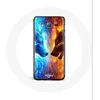 Image de Coque pour Samsung Galaxy Grand Prime Loup de Glace et de feu