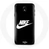 Image de Coque pour Samsung Galaxy S4 Nike Logo blanc fond Noir