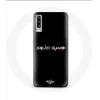 Image de Coque pour Samsung Galaxy A70 Squid Game logo Fond Noir