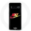 Image de Coque pour Samsung Galaxy s10 edge Nike Logo Couleur fond noir
