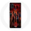 Image de Coque pour Samsung Galaxy A21S Stranger Things Affiche Equipages Fan Art Saison 4