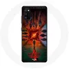 Image de Coque pour Samsung Galaxy A41 Stranger Things Saison 4 Affiche Equipages de la Nouvelle Théorie