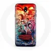 Image de Coque pour Samsung Galaxy J3 2017 Stranger Things Teaser Saison 4 Affiche Personnages Art