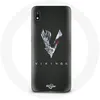 Image de Coque - MANIACASE - Samsung Galaxy A10 - Vikings Saison 6 - Logo V - Épée - Souple gris