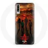 Image de Coque pour Samsung Galaxy A70 Stranger Things Saison 4 Affiche Art Equipages de la Nouvelle Théorie