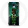 Image de Coque pour Samsung Galaxy A8 2018 Loki Thor Ragnarok avec Casque Affiche Personnage Série Saison 1