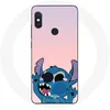 Image de Coque - Xiaomi - Redmi Note 5 Pro - Souple - Protection - Stitch le Nez en l'air rose