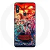Image de Coque pour Xiaomi Redmi Note 5 AI Dual Camera Stranger Things Teaser Saison 4 Affiche Personnages Ar