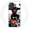 Image de Coque pour Samsung Galaxy A52 Formule 1 Max Verstappen Pilote automobile F1 noir rouge et jaune