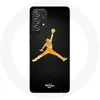 Image de Coque pour Samsung Galaxy A52 Air Michael Jordan Logo Jaune