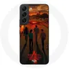 Image de Coque pour Samsung Galaxy S21 FE Stranger Things Saison 4 Affiche Art Equipages de la Nouvelle Théor